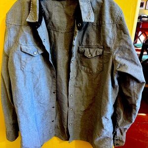 Subculture long sleeve button-up shirt
